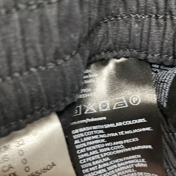 DIVIDED H&M Black Cotton Cargo Elastic Waist Pants - Picture 7 of 9